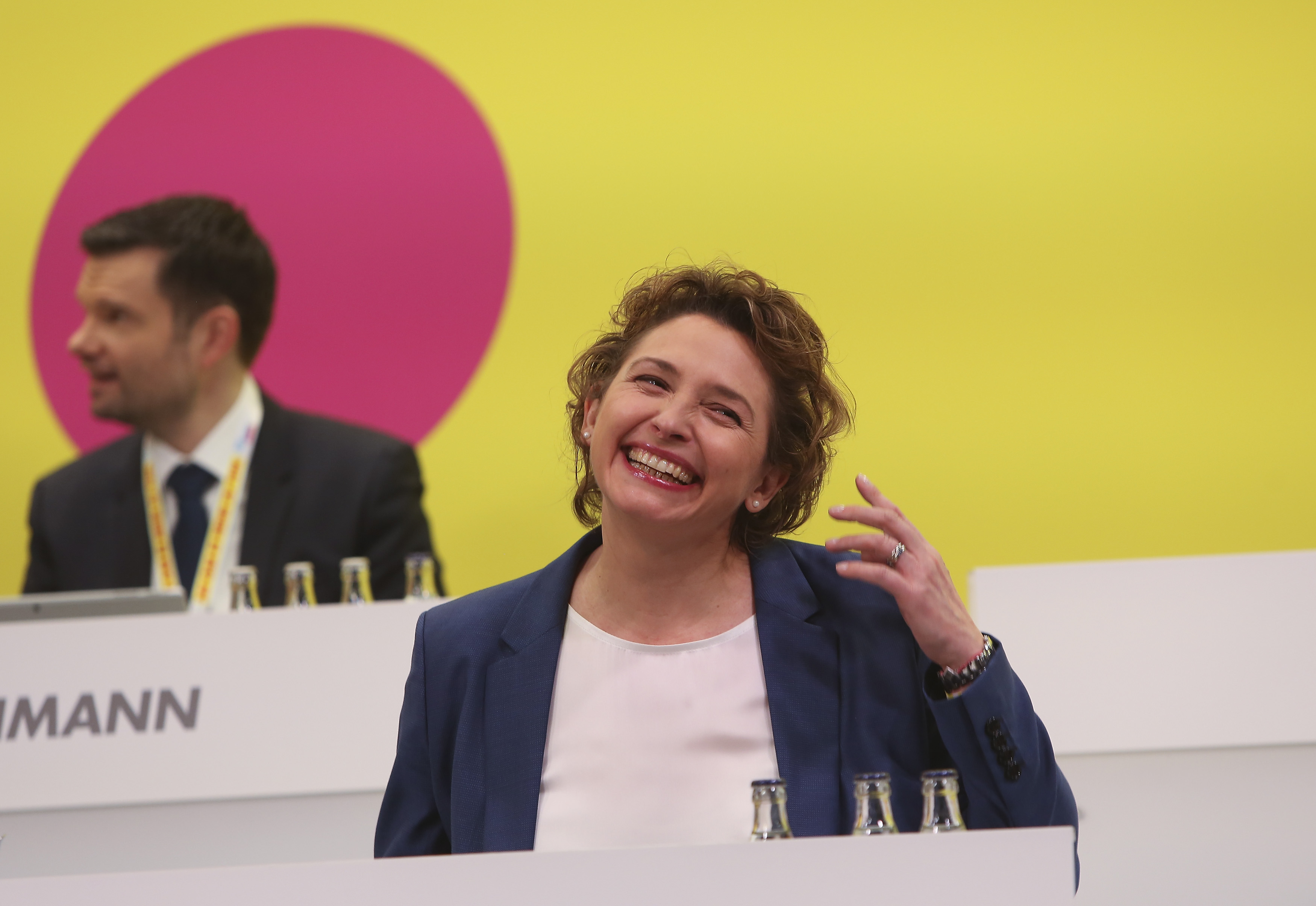 歐洲議會副議長畢爾(Nicola Beer)。(AFP)