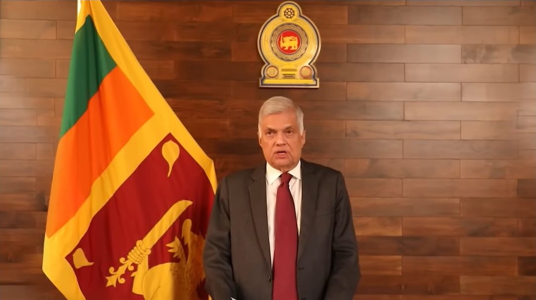 斯里蘭卡總統威克瑞米辛赫（Ranil Wickremesinghe）。 (圖:翻拍自臉書)
