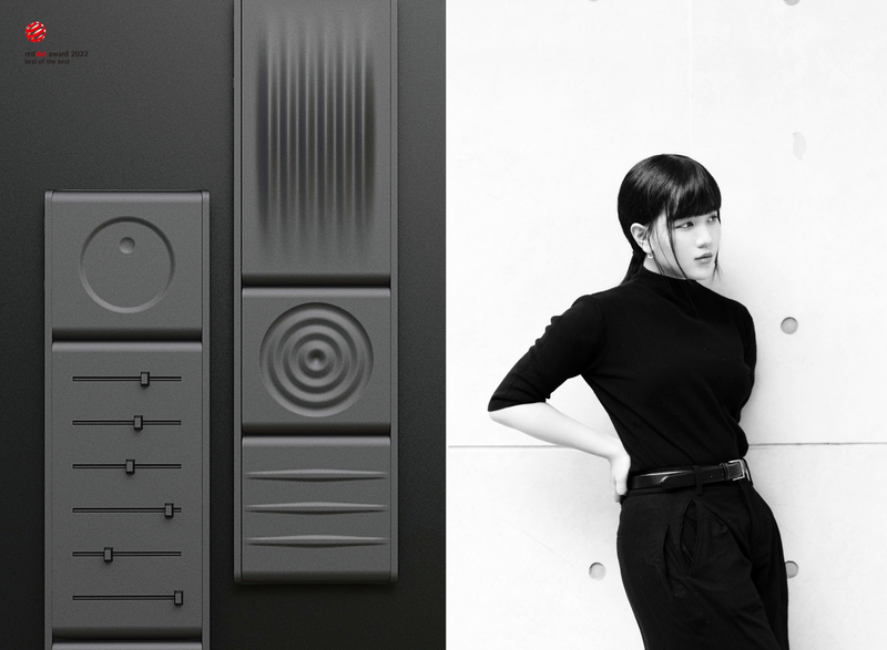 台灣科技大學設計系學生陳星如以作品「Bitboard－新型態概念樂器」獲得德國紅點最佳設計獎，並入圍紅點之星。（台科大提供） (圖：中央社)