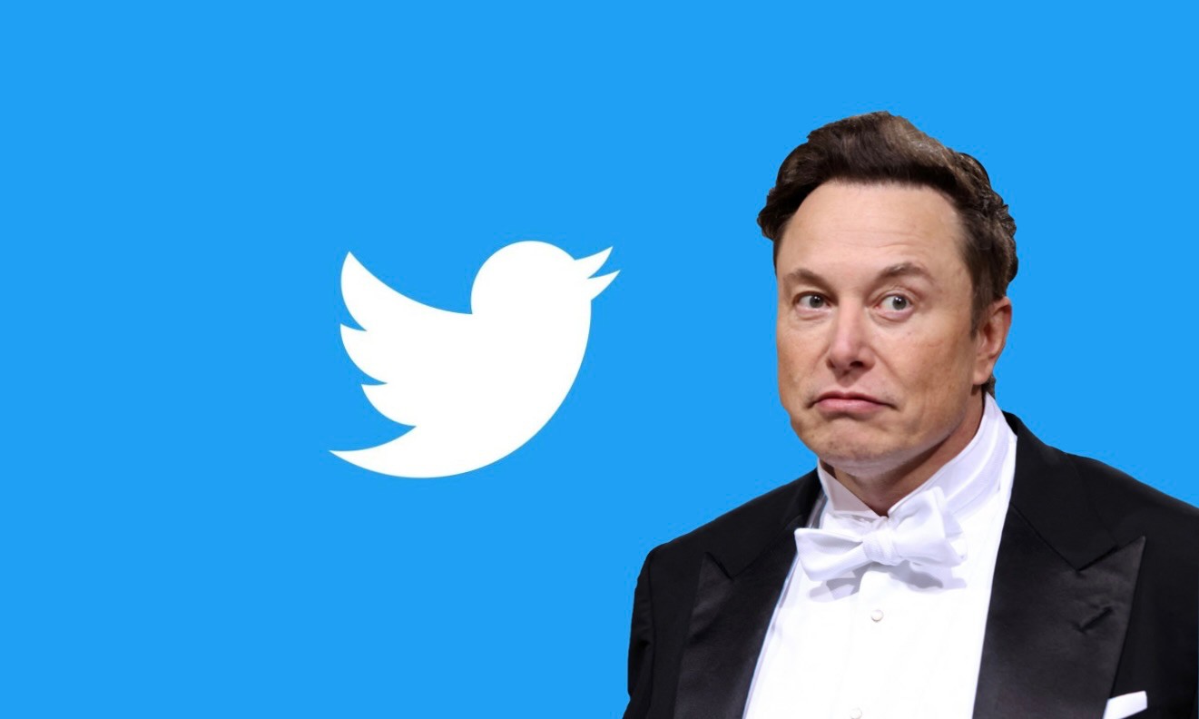 推特(Twitter)公司22日將其第二季度營收下降，歸咎於特斯拉公司(Tesla Inc.)億萬富豪執行長馬斯克(Elon Musk)未完成他所提出，以440億美元收購推特的交易。(合成圖)