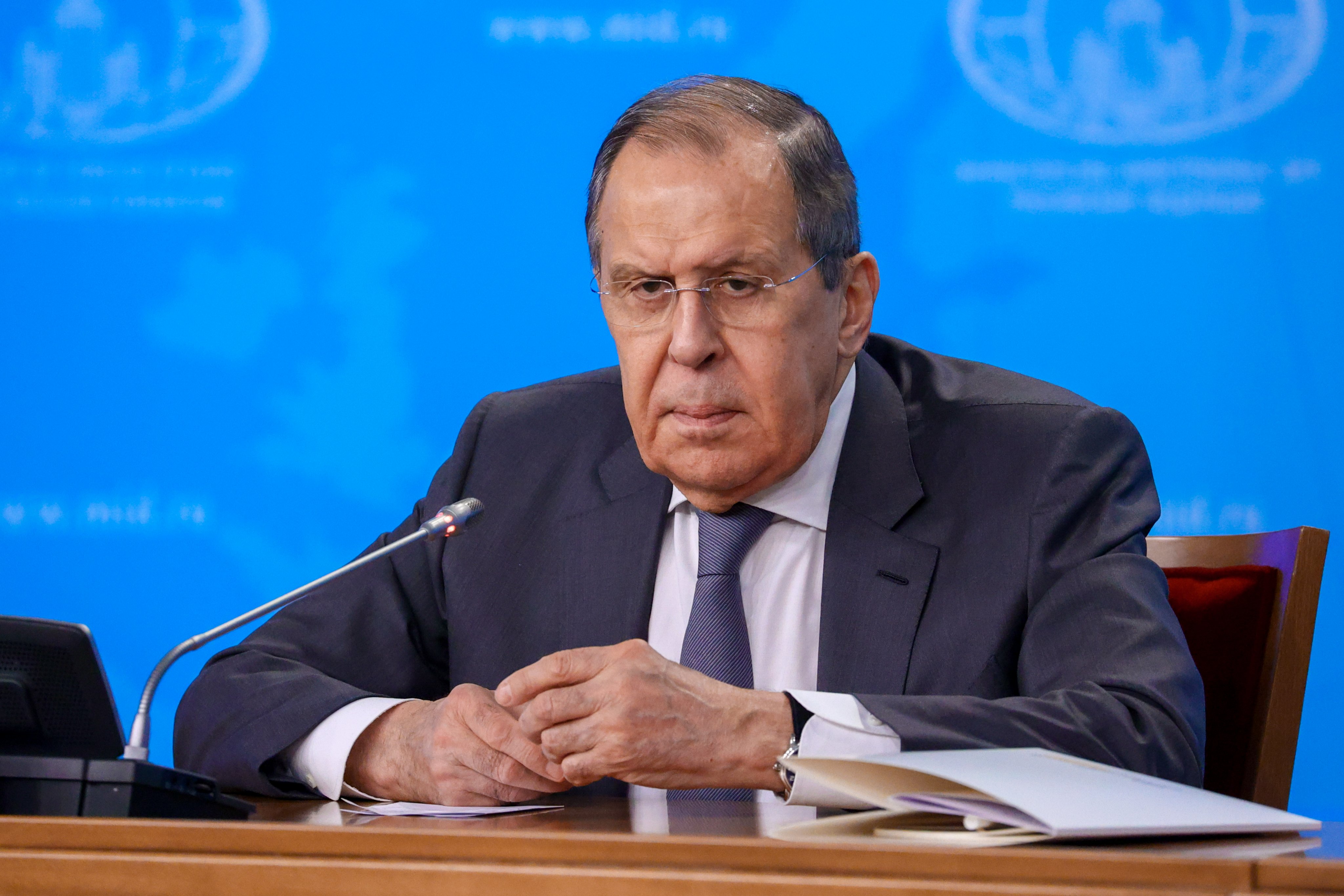 俄羅斯外交部長拉夫羅夫(Sergei Lavrov)。 (圖：俄國外交部推特)