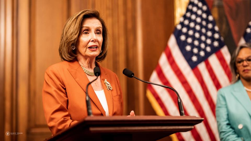 美國眾議院前議長裴洛西(Nancy Pelosi)。(FB/Nancy Pelosi)