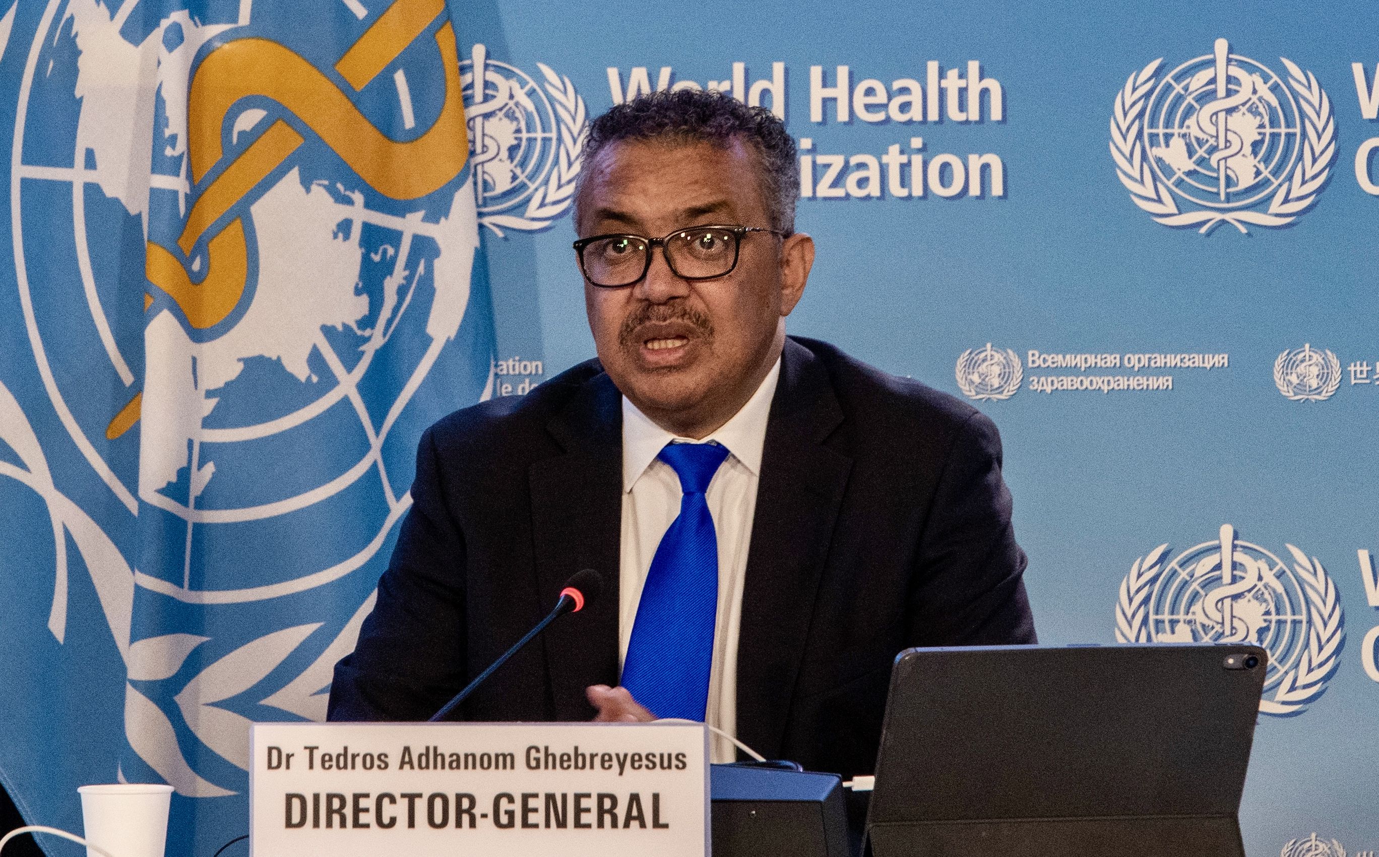 世衛秘書長譚德塞（Tedros Adhanom Ghebreyesus）。(WHO / Lindsay Mackenzie)