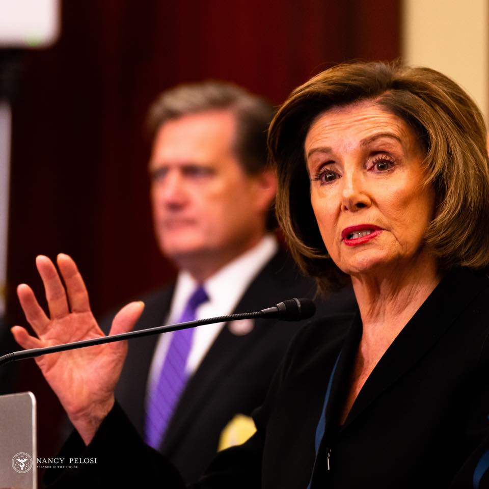 美國眾議院議長裴洛西(Nancy Pelosi)。(FB/Nancy Pelosi)
