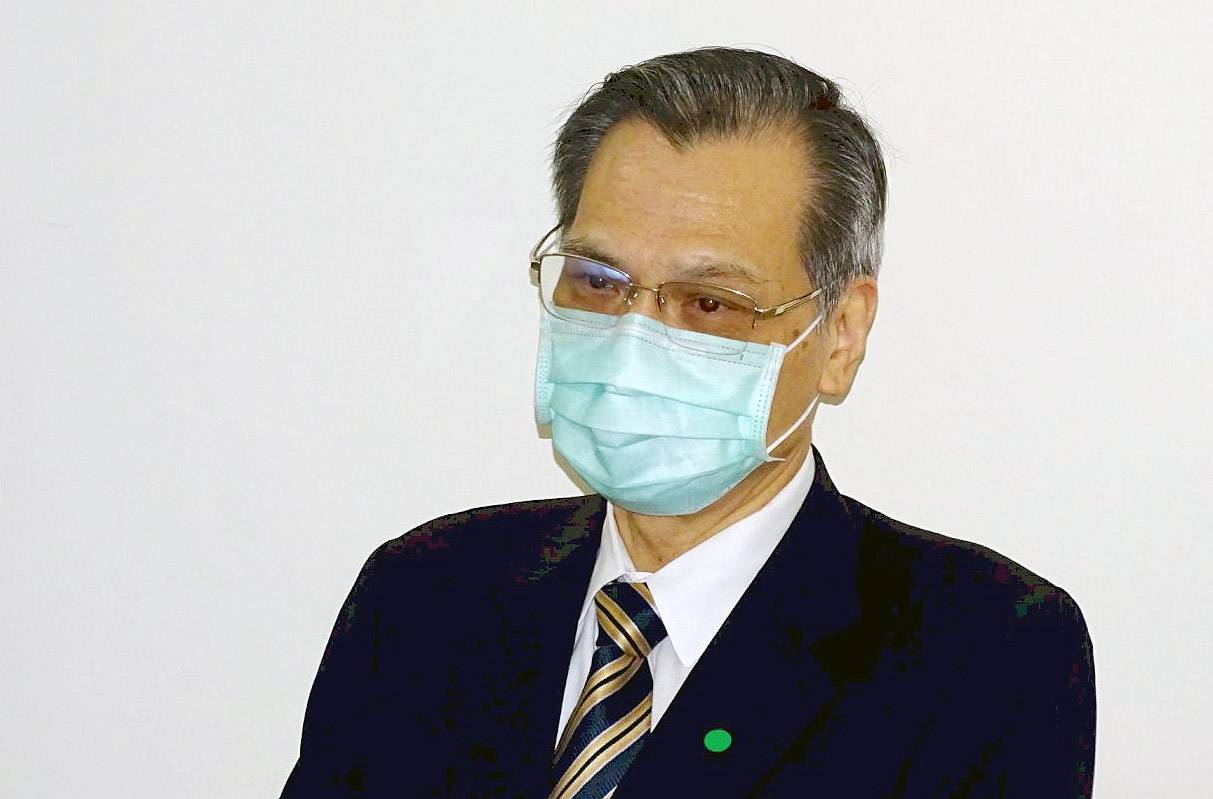 國安局長陳明通。(劉玉秋攝)