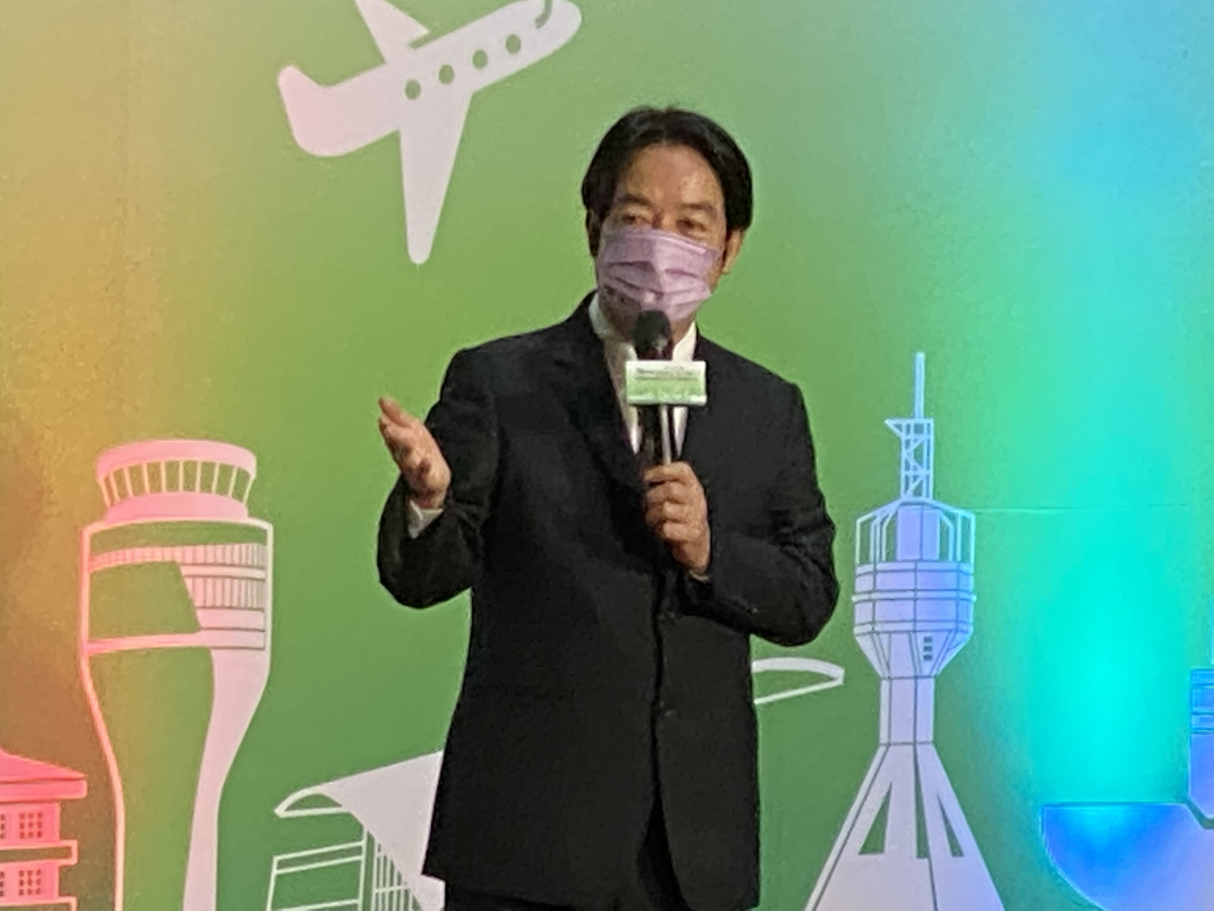 副總統賴清德1日親臨「運安會3週年回顧與展望研討會」致詞。(吳琍君攝)
