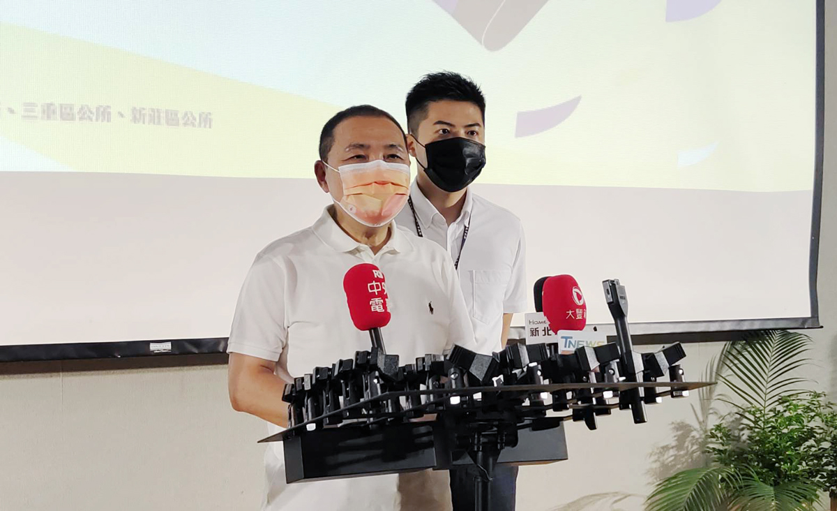 對於是否參選2024年總統，新北市長侯友宜表示，現在是新北市長，會努力讓新北更好。(資料照/王韋婷攝)