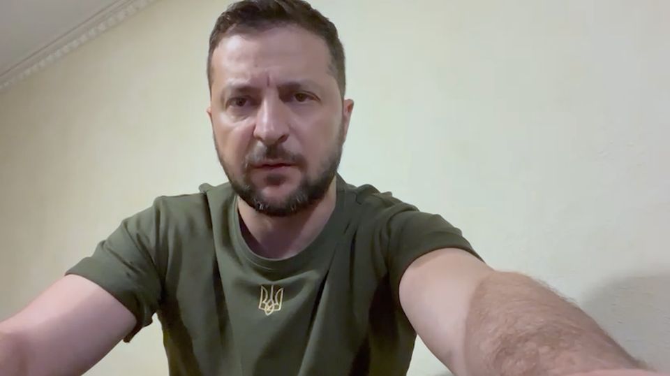 烏克蘭總統澤倫斯基(Volodymyr Zelensky)。(翻攝澤倫斯基臉書)