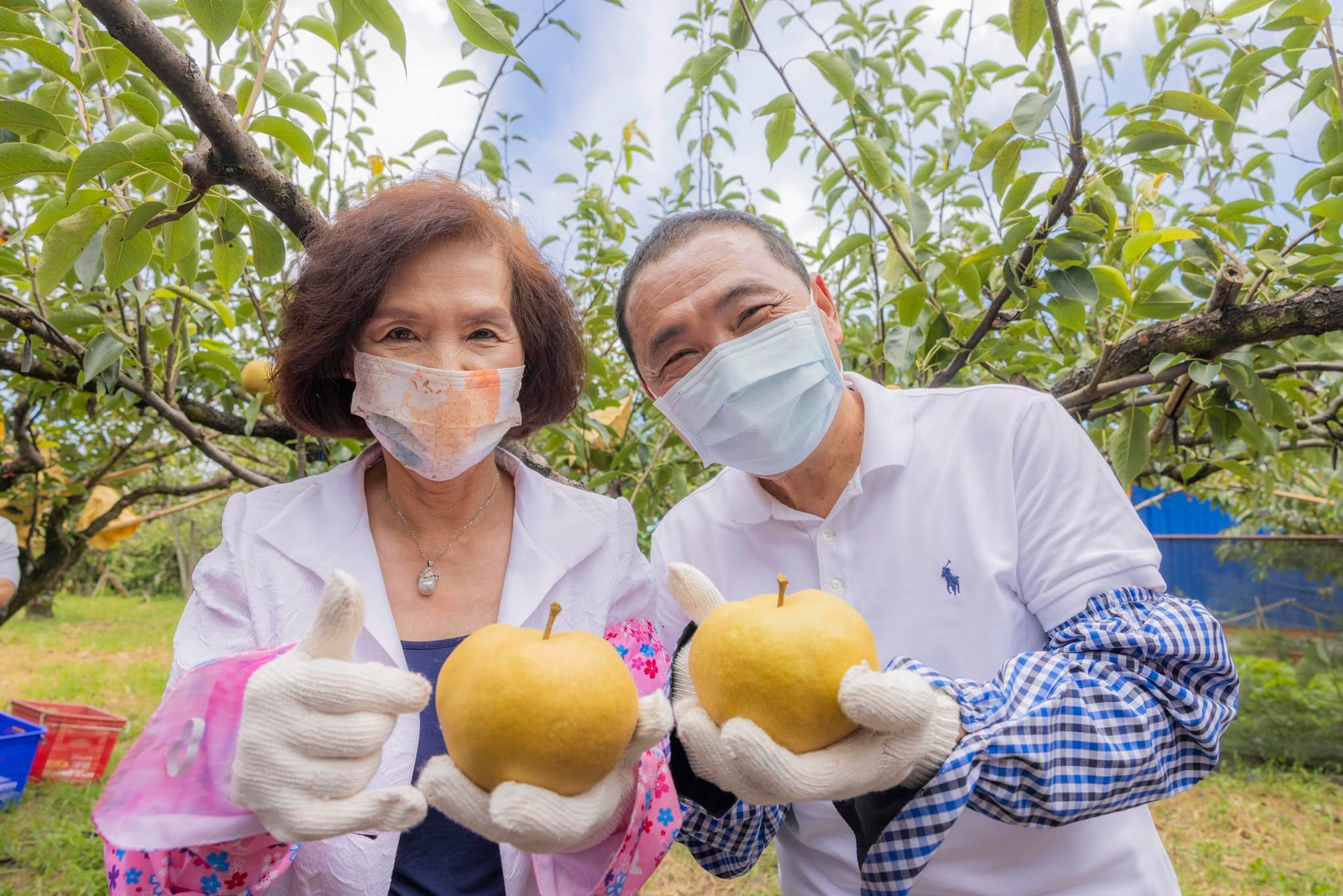 新北市長侯友宜7日與宜蘭縣長林姿妙同台。(圖：侯友宜臉書)