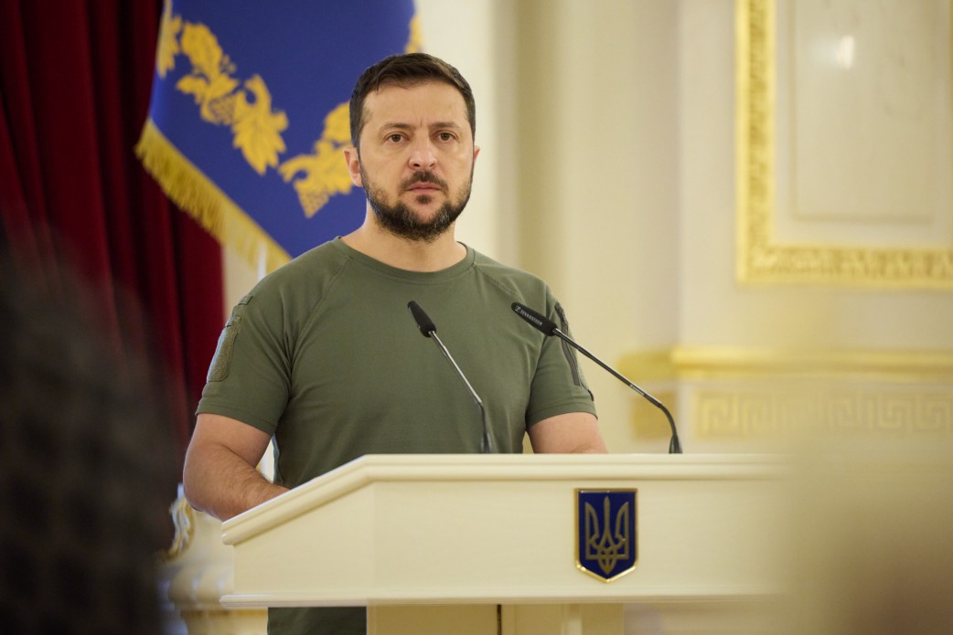 烏克蘭總統澤倫斯基(Volodymyr Zelensky)。 (資料照片/ 烏克蘭總統府)