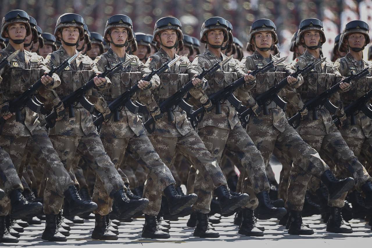 中國人民解放軍。(圖取自推特)