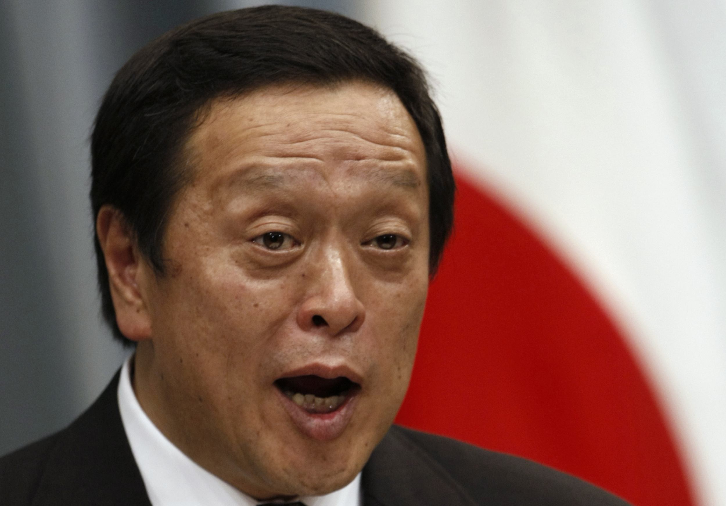 日本防衛大臣濱田靖一(Hamada Yasukazu)。(路透社/達志影像)