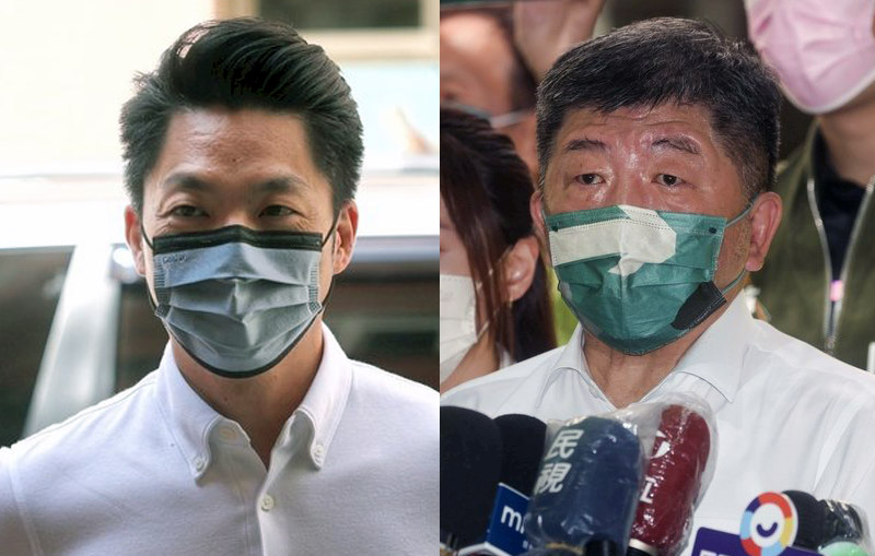 台北市長選戰，圖左為國民黨參選人蔣萬安、圖右為民進黨參選人陳時中。(合成照/圖：中央社)