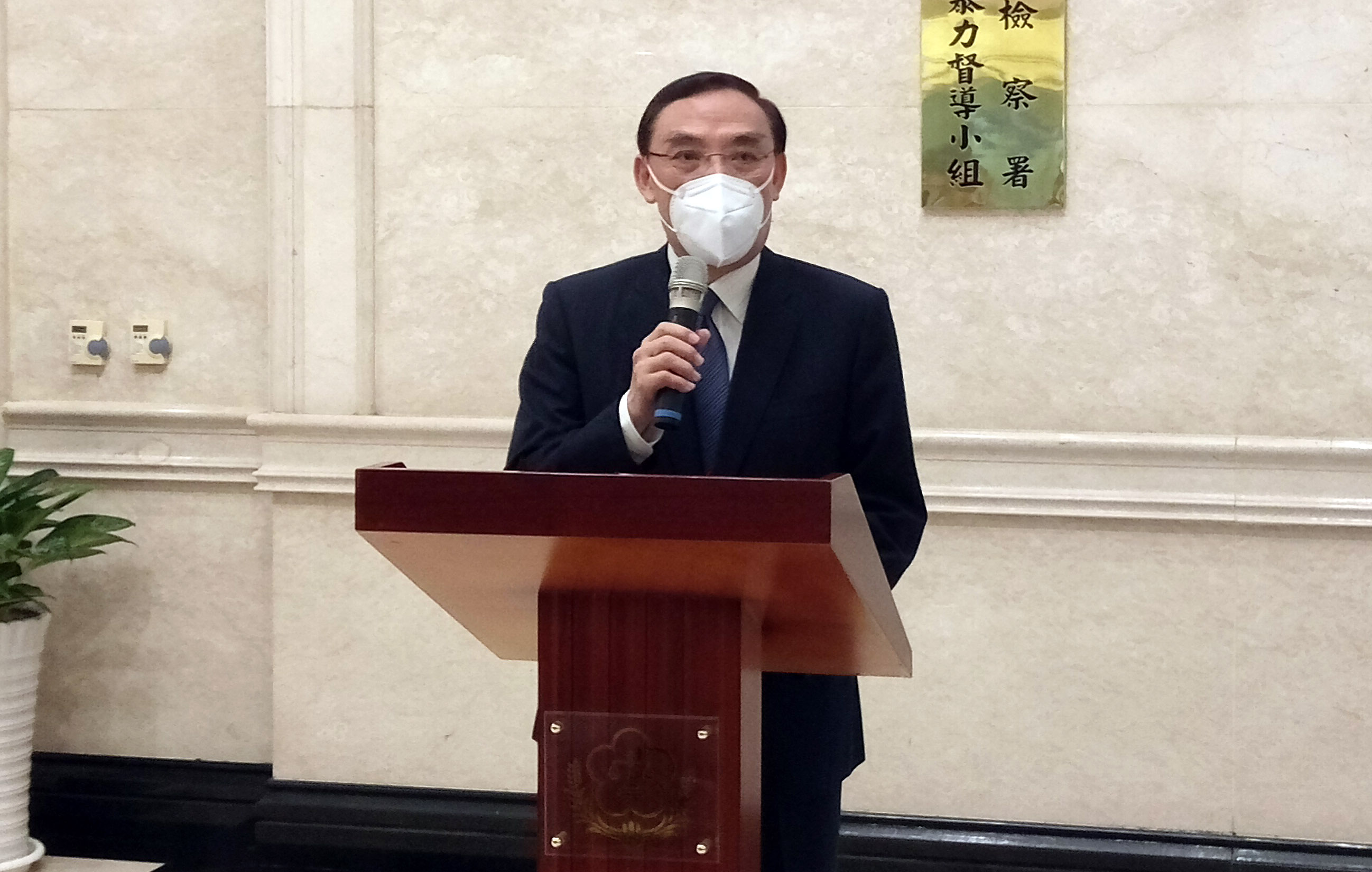 法務部長蔡清祥。(資料照/陳國維攝)