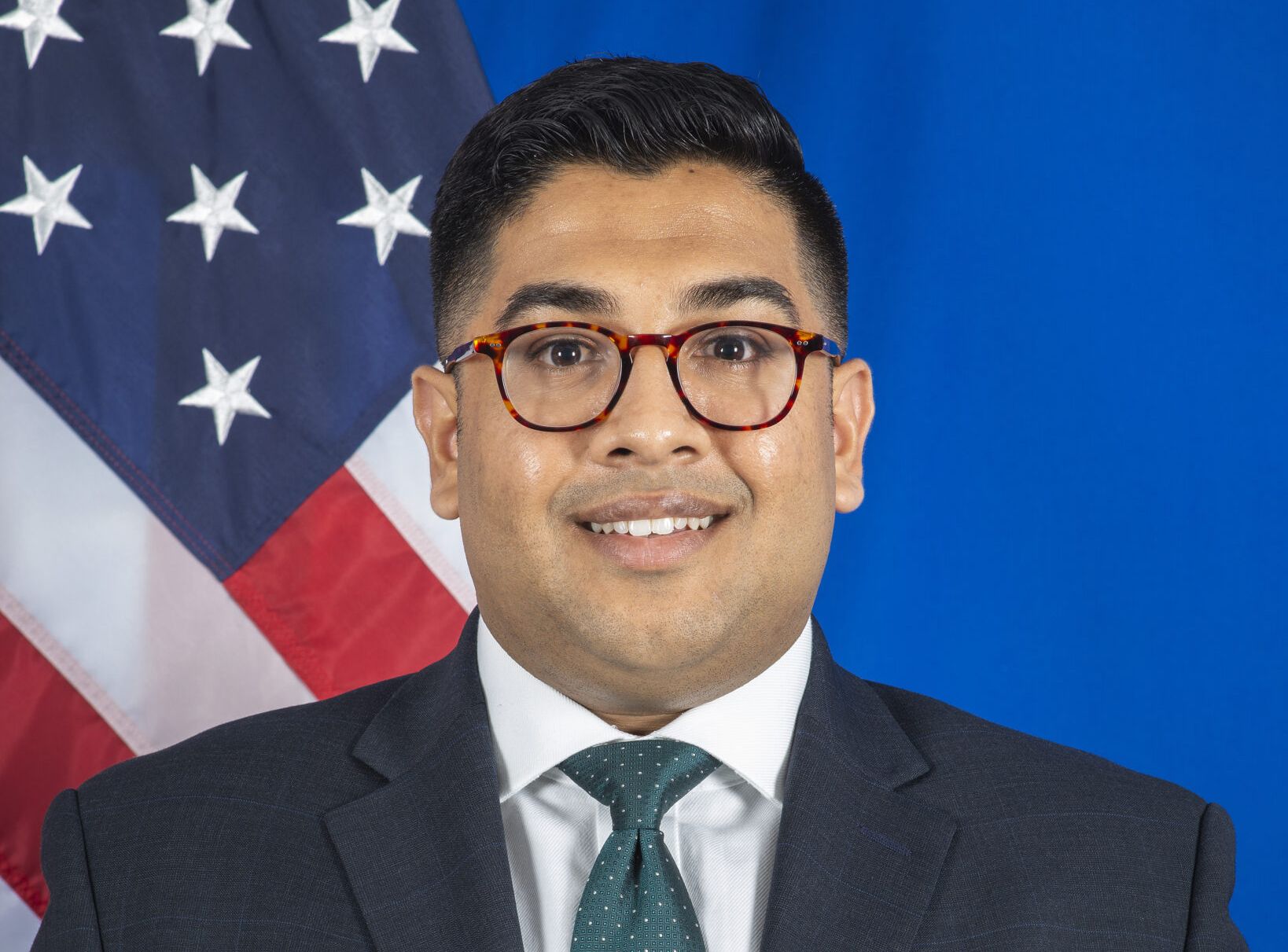 美國國務院發言人巴特爾(Vedant Patel)。 (圖:美國國務院)