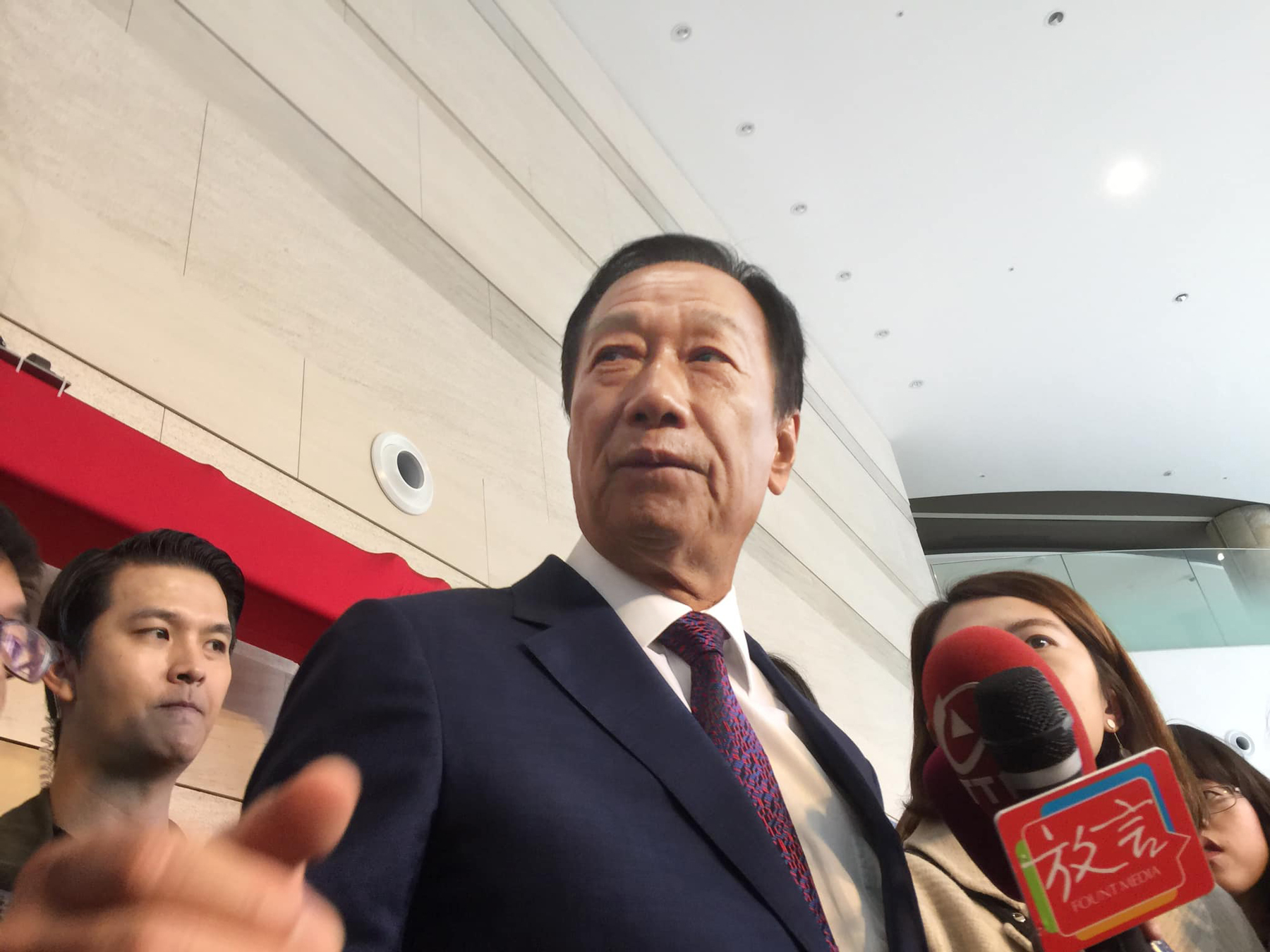 鴻海集團創辦人、永齡基金會創辦人郭台銘。(蕭照平 攝)