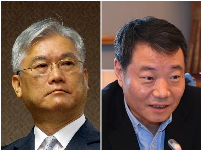 國民黨副主席夏立言(左)、中國國台辦副主任陳元豐。(合成圖)