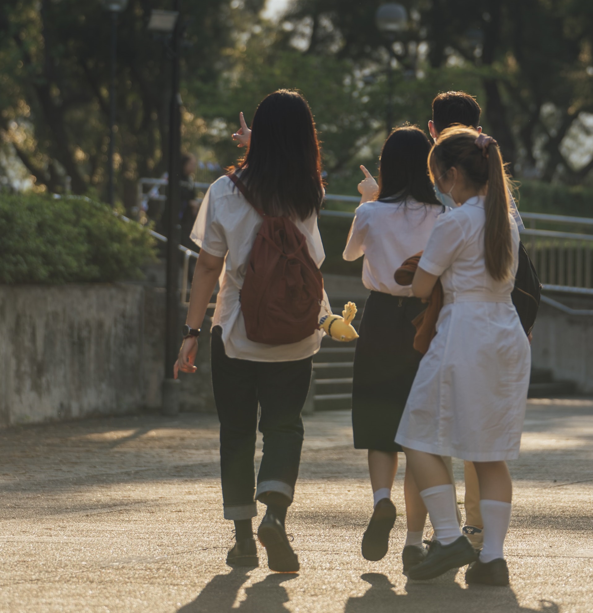 香港學生。示意圖。(Unsplash)