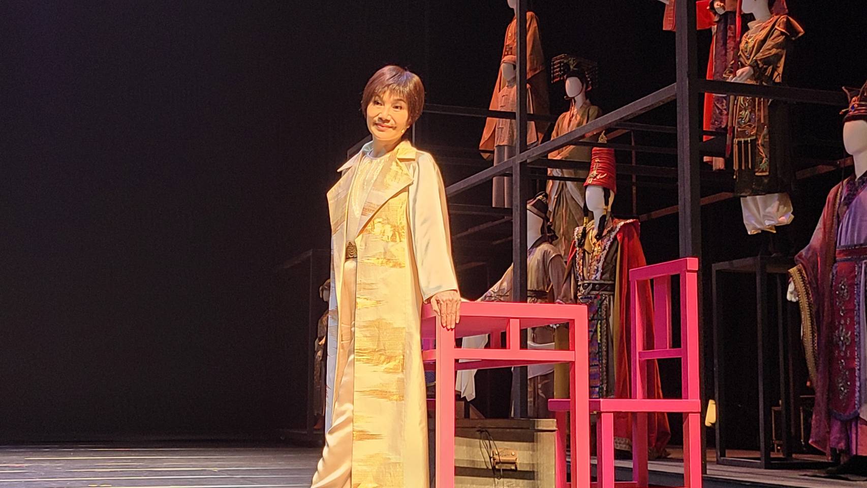 北藝中心開幕季節目《問美・雲知道》，唐美雲將以「說唱」方式，與觀眾分享她台前幕後藝術人生。(江昭倫 攝)