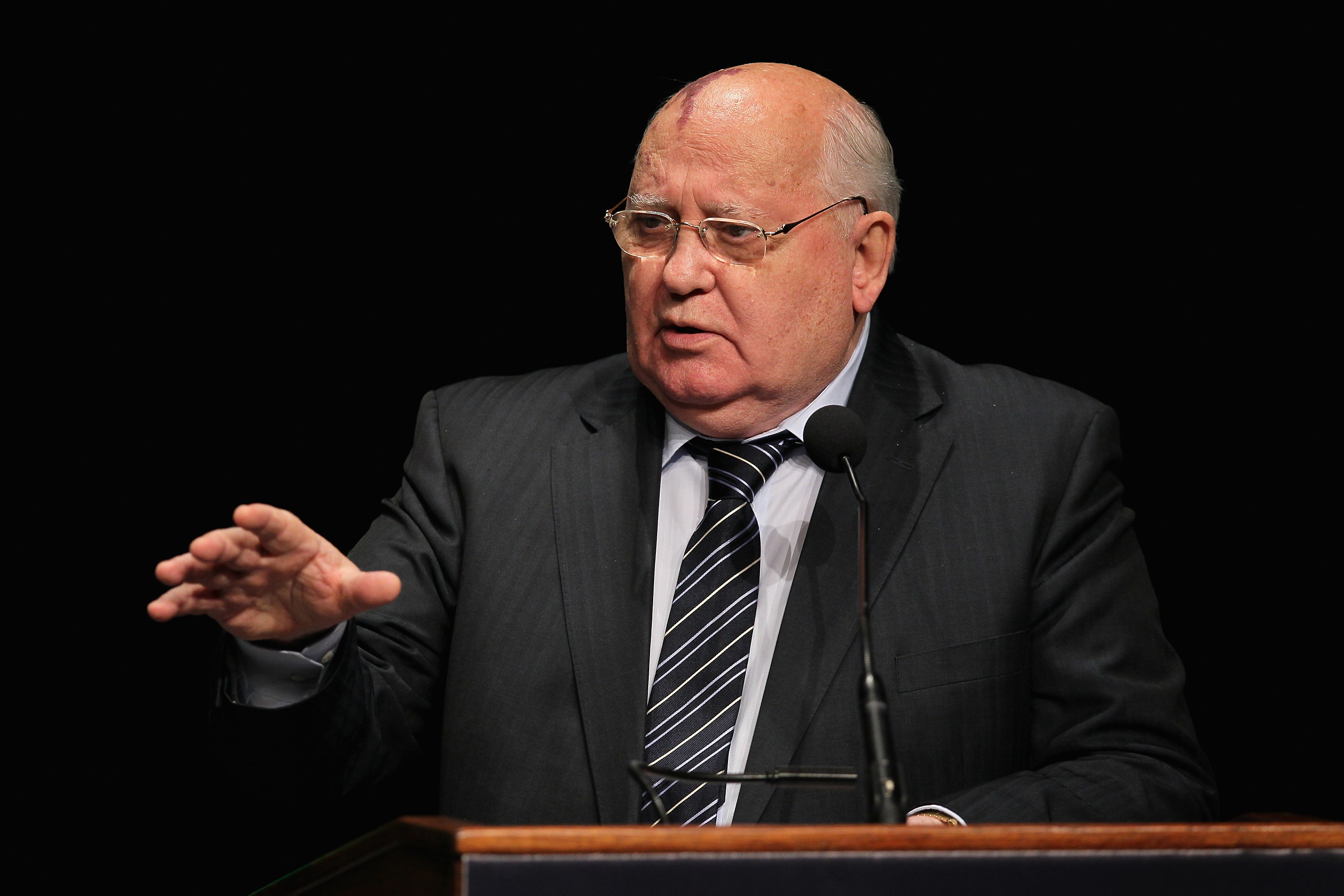 前蘇聯領袖戈巴契夫（Mikhail Gorbachev）8月30日辭世，享耆壽91歲。(檔案照片/AFP)