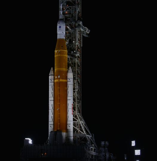 美國太空總署(NASA)登月火箭「阿提米絲1號」(Artemis-1)。 (圖:NASA)