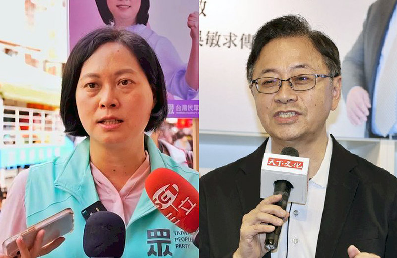 民眾黨桃園市長候選人賴香伶、國民黨候選人張善政。(資料合成照/圖:中央社)