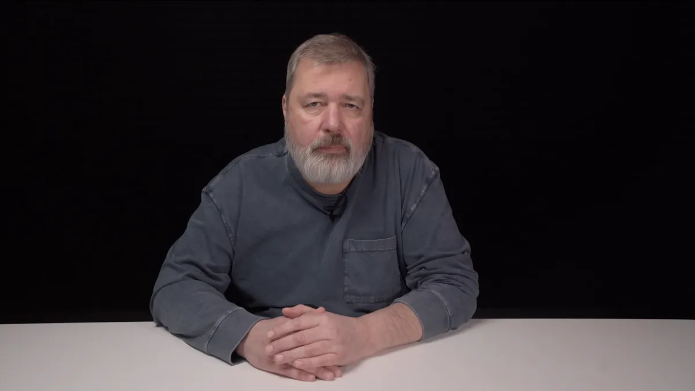 新報總編輯、去年諾貝爾和平獎得主穆拉托夫(Dmitriy Muratov)。(圖:novayagazeta.ru)