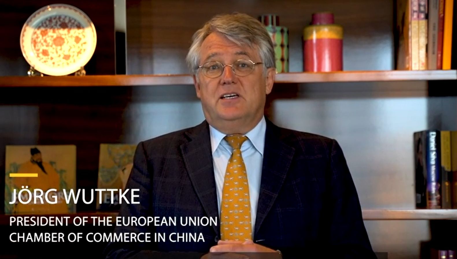 中國歐盟商會主席伍德克（Joerg Wuttke）。 (圖:翻拍自官網)