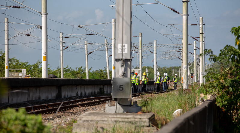 918強震重創花東鐵路系統。(圖：總統府Flickr)