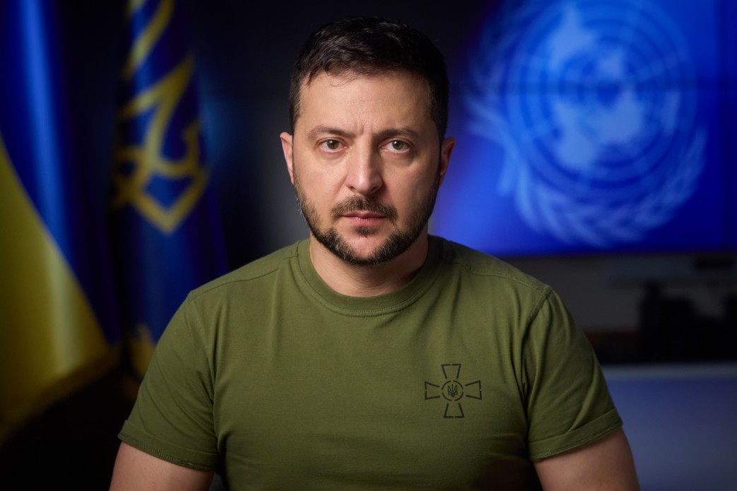 烏克蘭總統澤倫斯基(Volodymyr Zelenskiy)。(圖:烏克蘭總統府)