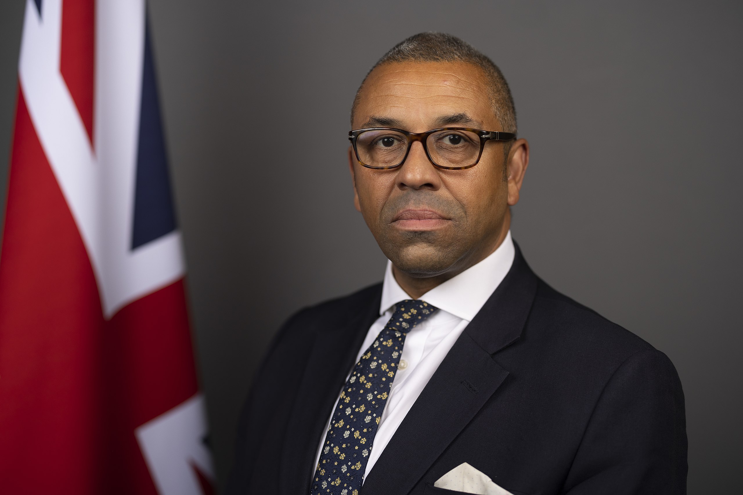 英國外交大臣柯維立（James Cleverly）。 (圖:英國政府)