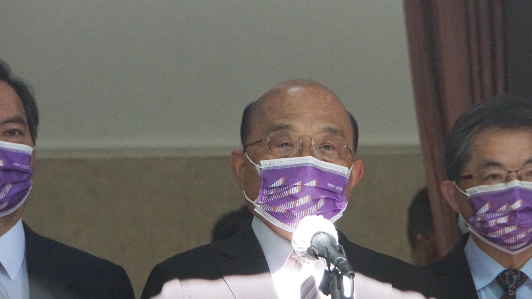 行政院長蘇貞昌27日赴立法院施政報告。(劉玉秋 攝)