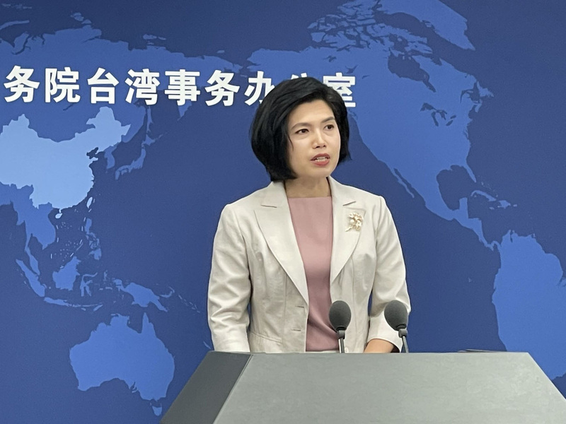 中國國台辦日前對台灣九合一選舉結果表示，這反映了「島內求和平、求穩定、要過好日子的主流民意」。圖為國台辦發言人朱鳳蓮。(圖：中央社資料照片)