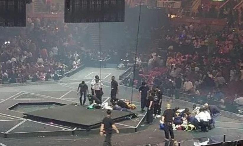 香港人氣團體Mirror演唱會發生嚴重意外，距今兩個月，仍然沒有人被問責。(圖：微博)