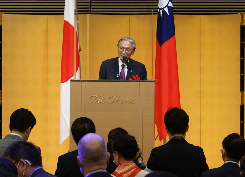 駐日代表處5日在東京舉辦國慶酒會。日華議員懇談會會長古屋圭司應邀致詞時表示，將率約20名國會議員訪台參加國慶活動。 (圖：中央社)