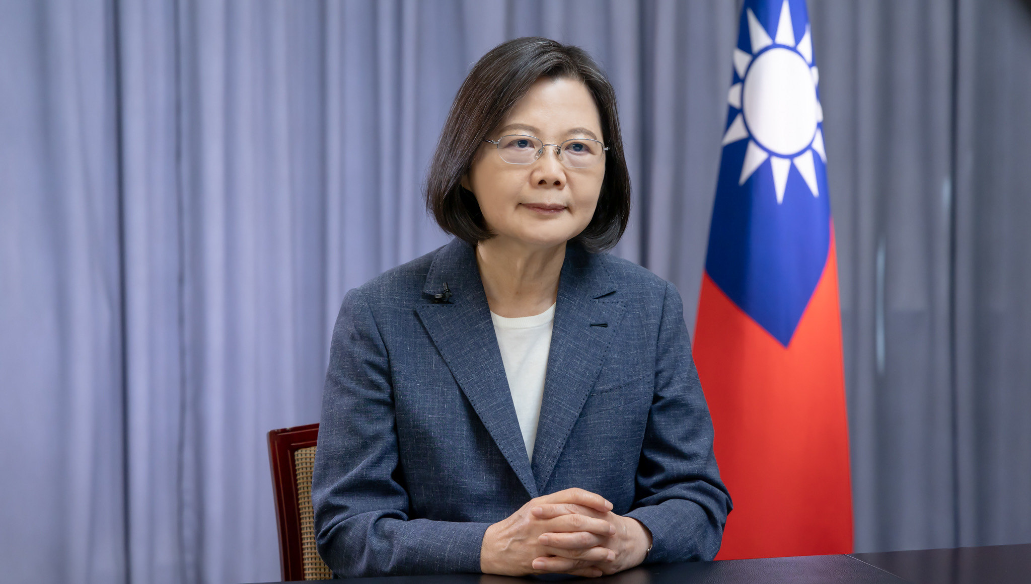 蔡英文總統10日將以「自信沉穩、國家前進 讓世界因台灣而更好」為主題發表演講。(圖：總統府Flickr)