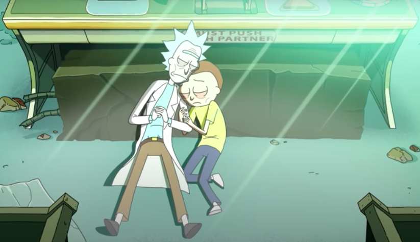 美國科幻喜劇動畫片「Rick and Morty」(瑞克和莫蒂)在最新一季的作品中，被香港觀眾發現藏有反送中密碼。（圖：翻攝YT影片）