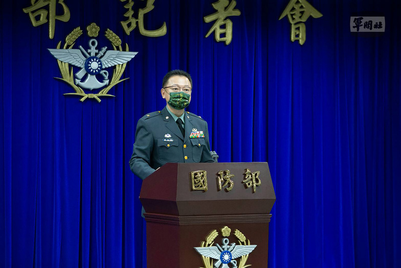 國防部發言人孫立方。(國防部提供) (圖：中央社)