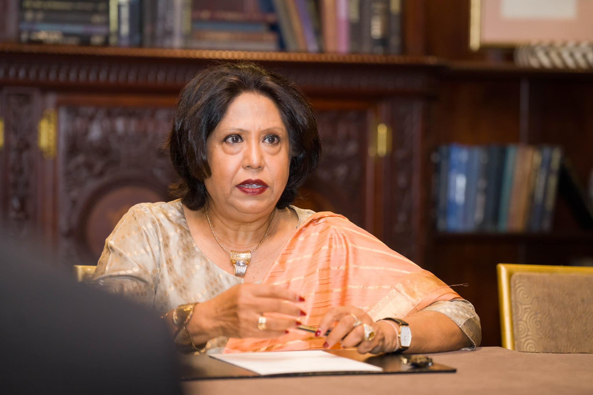 聯合國特使派坦(Pramila Patten)表示，自2月俄羅斯入侵烏克蘭以來，聯合國已經核實了「100多起」性侵案件。(圖:Pitchou Mangaya臉書)