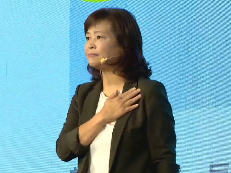 民進黨新竹市長參選人沈慧虹15日舉行新竹願景發表會。(圖擷自沈慧虹臉書)