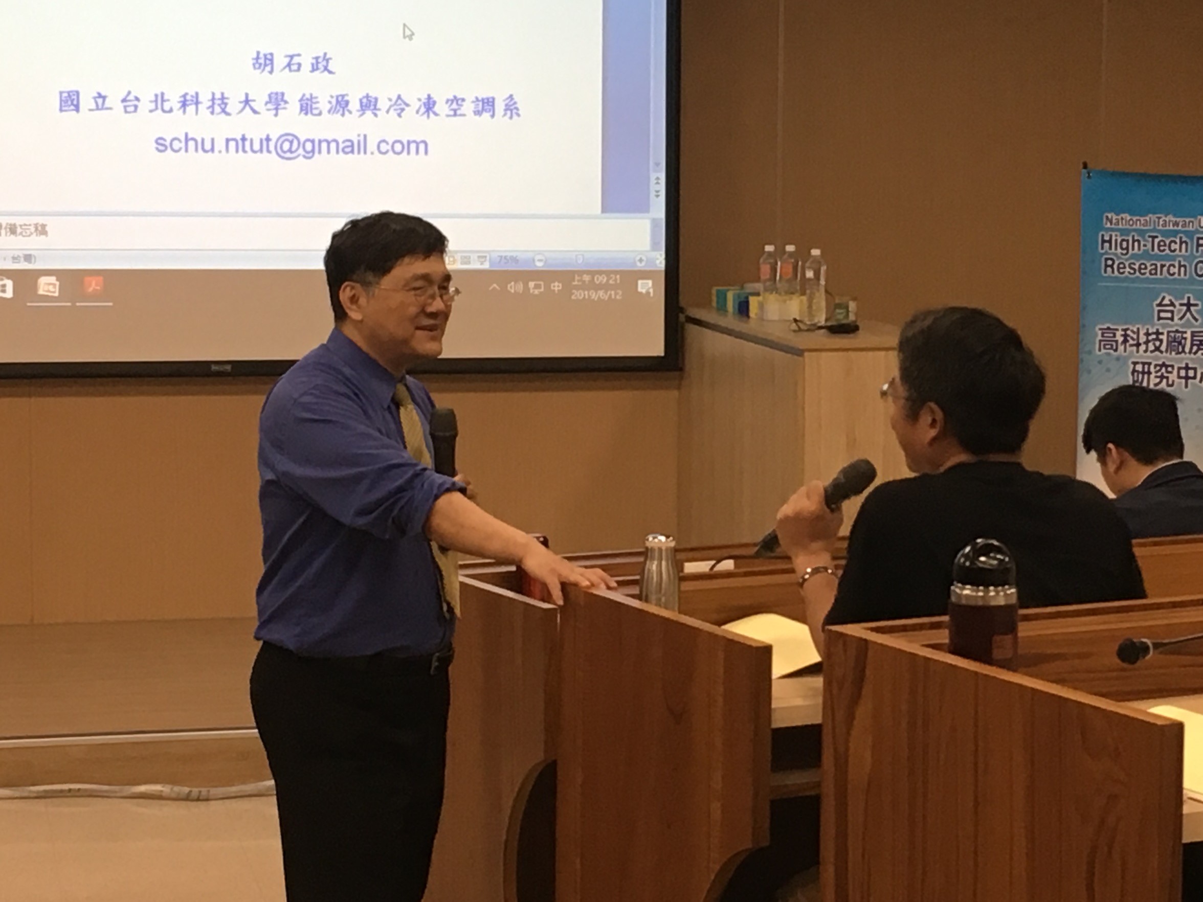 台北科技大學教授胡石政榮獲國家產學大師獎。(教育部提供)