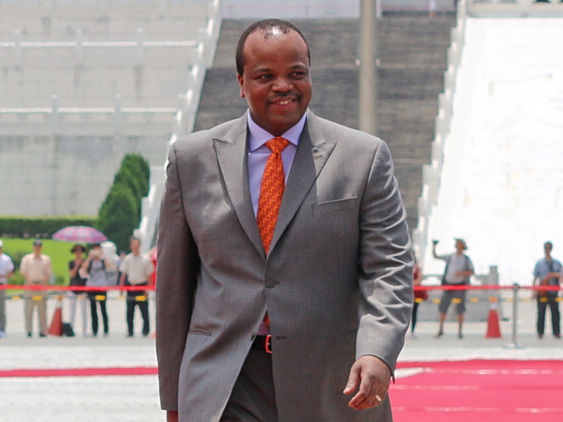 非洲友邦史瓦帝尼國王恩史瓦帝三世(Mswati III)應我國政府邀請，預訂20日率團抵台進行國是訪問 (央廣檔案/記者王照坤 攝)