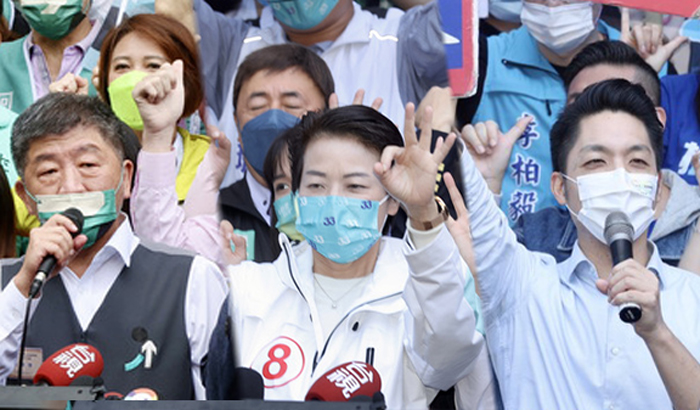 北市長號次抽籤，陳時中12、黃珊珊8、蔣萬安6。(圖：中央社)