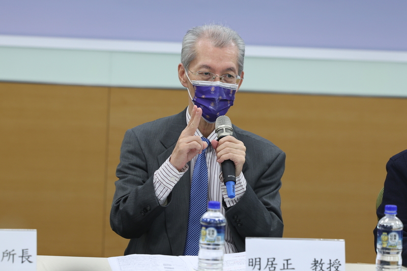 台大政治系名譽教授明居正。(資料照片/CNA)
