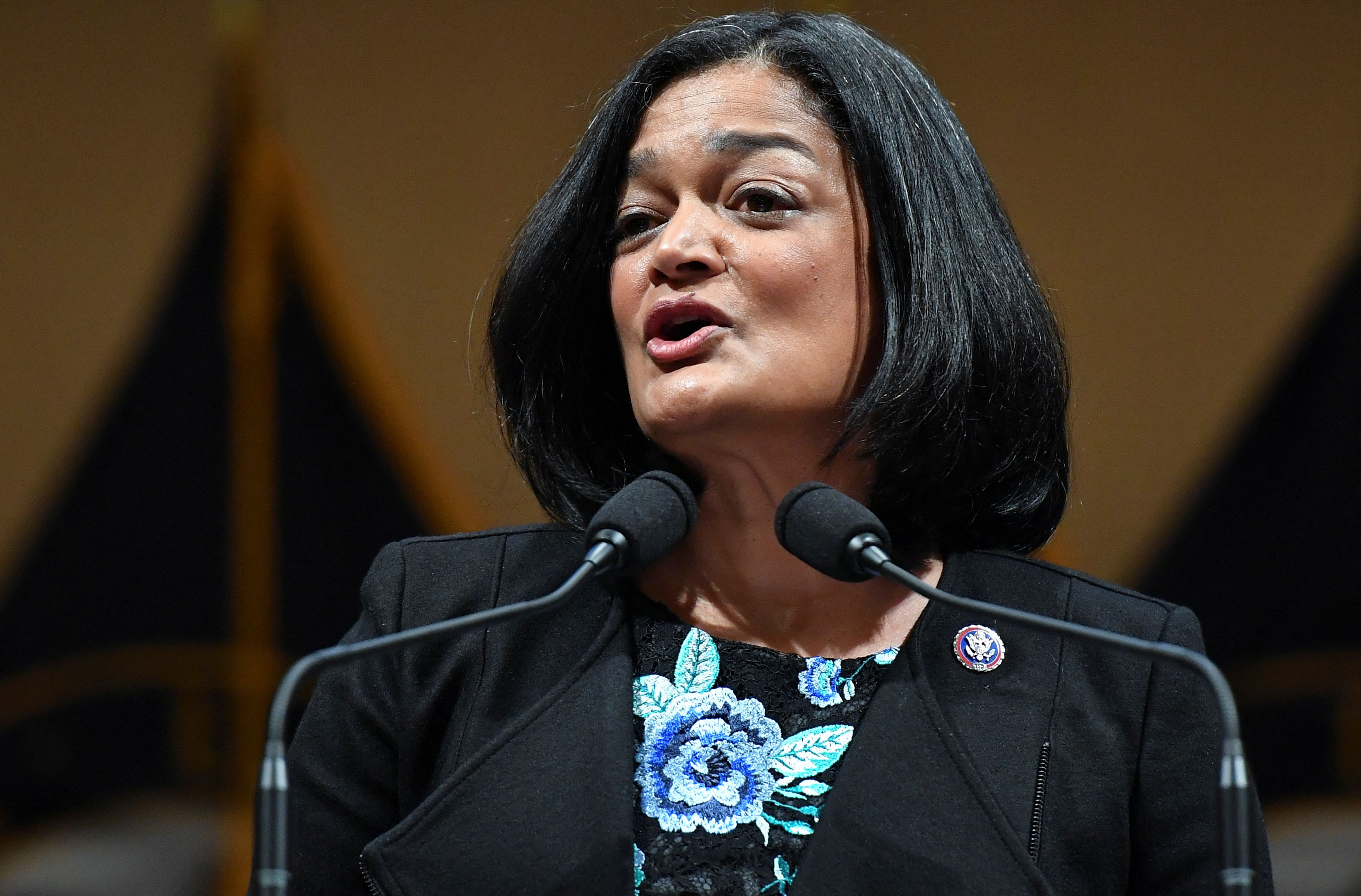 美國民主黨聯邦眾議員傑亞帕爾(Pramila Jayapal) (路透社/達志影像)