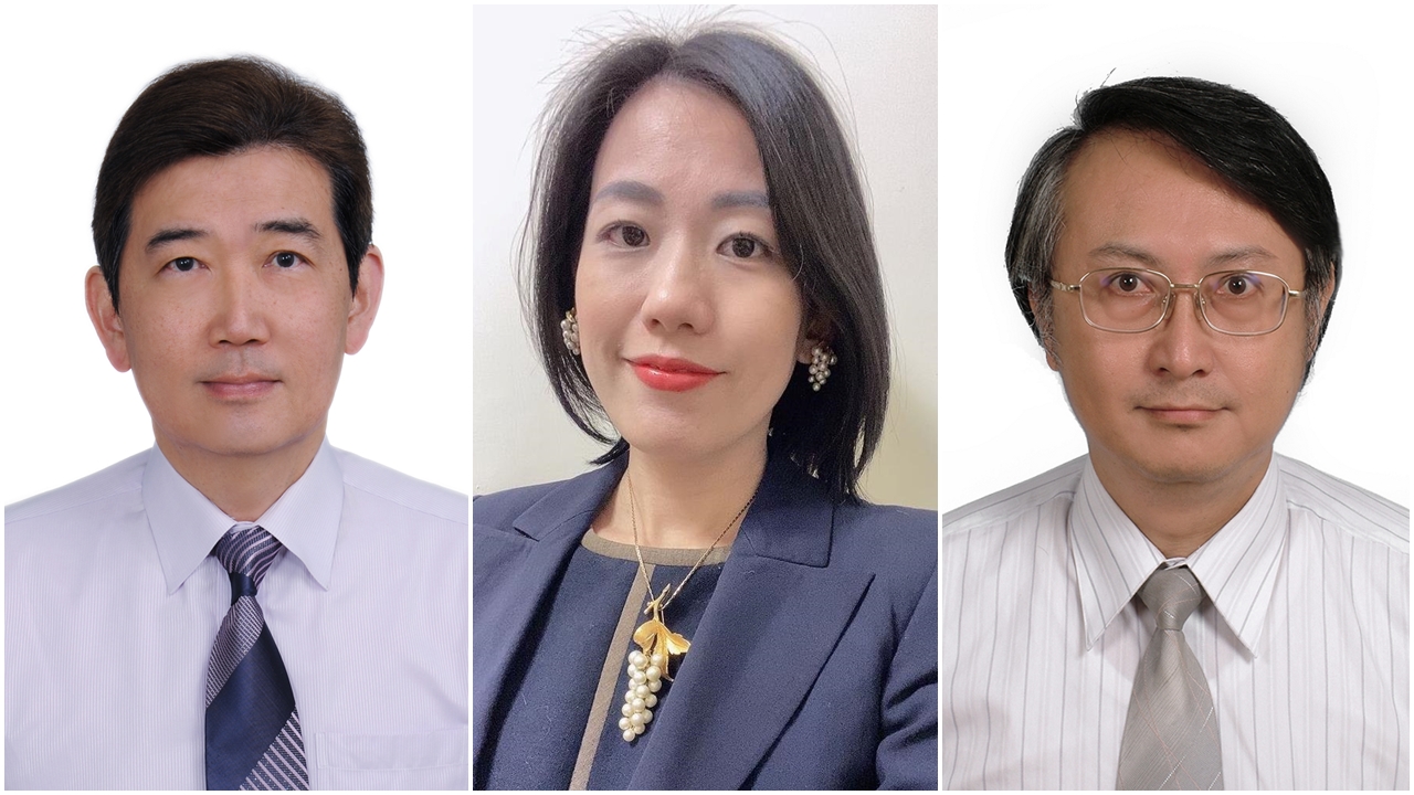 行政院提名辛志中(左起)、顏雅倫及李師榮擔任公平交易委員會委員。(行政院提供)