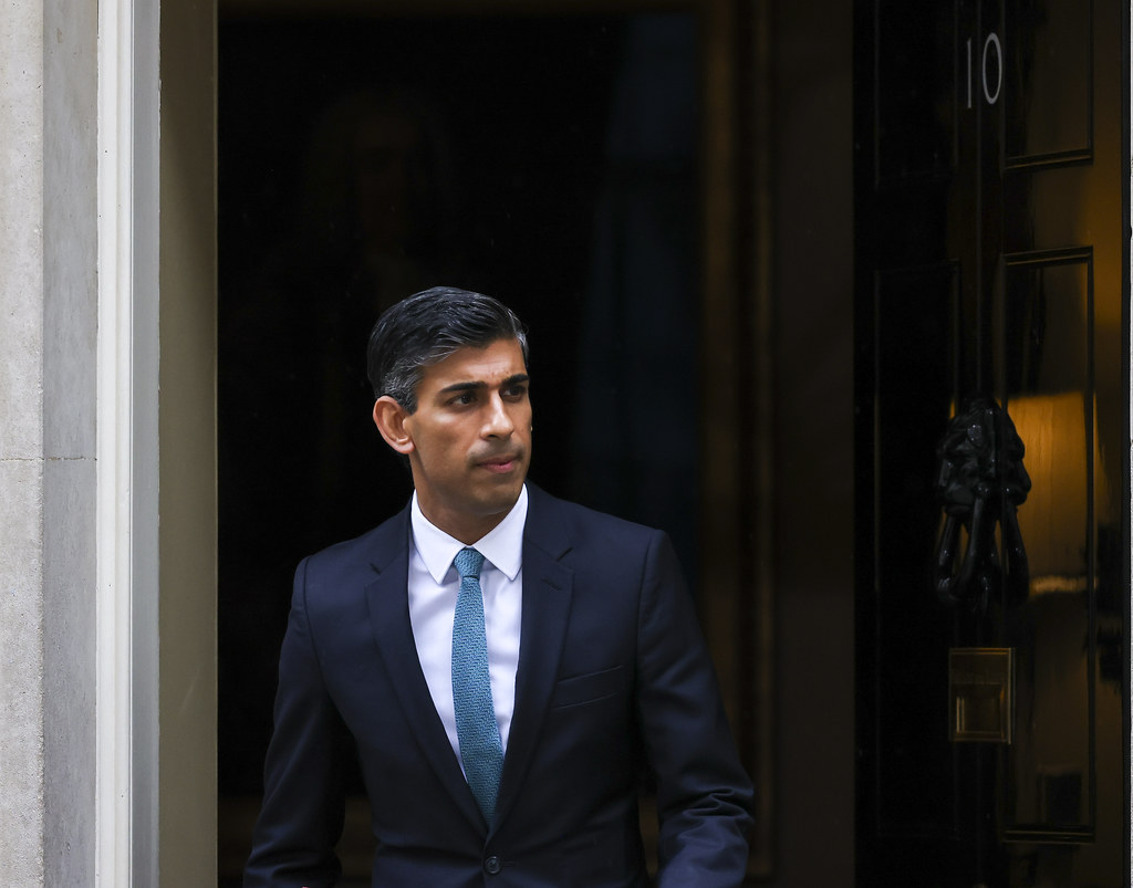 英國新任首相蘇納克(Rishi Sunak)。(圖:英首相府)
