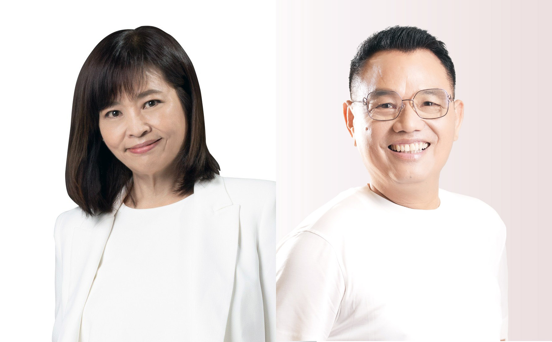 民進黨新竹市長候選人沈慧虹(左)、國民黨新竹市長候選人林耕仁(右)。(合成圖／翻攝自沈慧虹、林耕仁臉書)