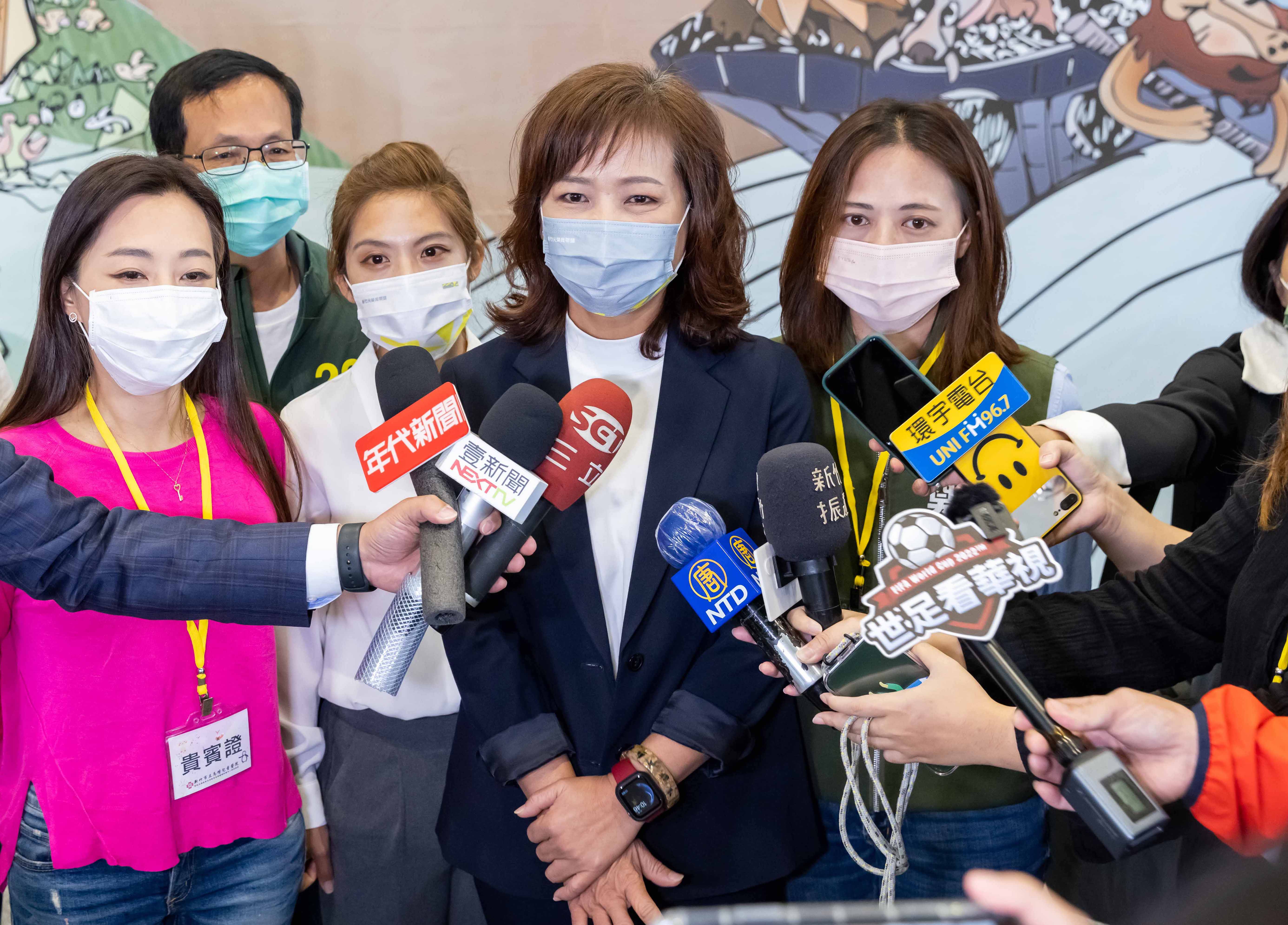 民進黨新竹市長候選人沈慧虹31日表示，政績就是最好的政見。(沈慧虹競選辦公室提供)