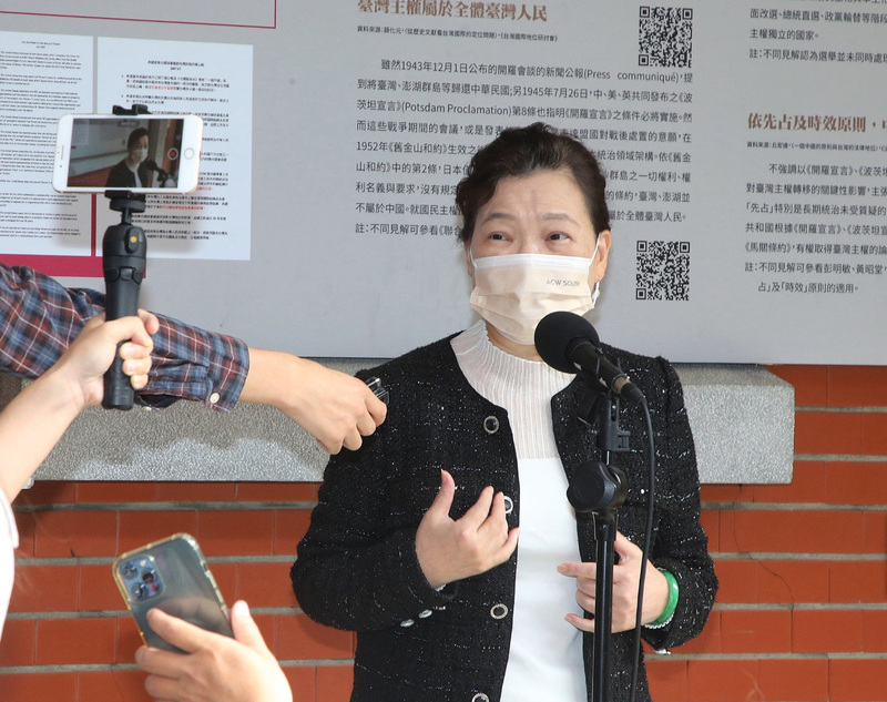 經濟部長王美花2日在立法院受訪。 (圖：中央社)